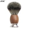 GD Series Black Walnut Wood & Stainless Steel Handle Synthetic Hair Shave Brush