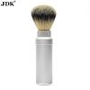 Travel Shaving Brush With Alu-alloy Handle and Synthetic Bristle