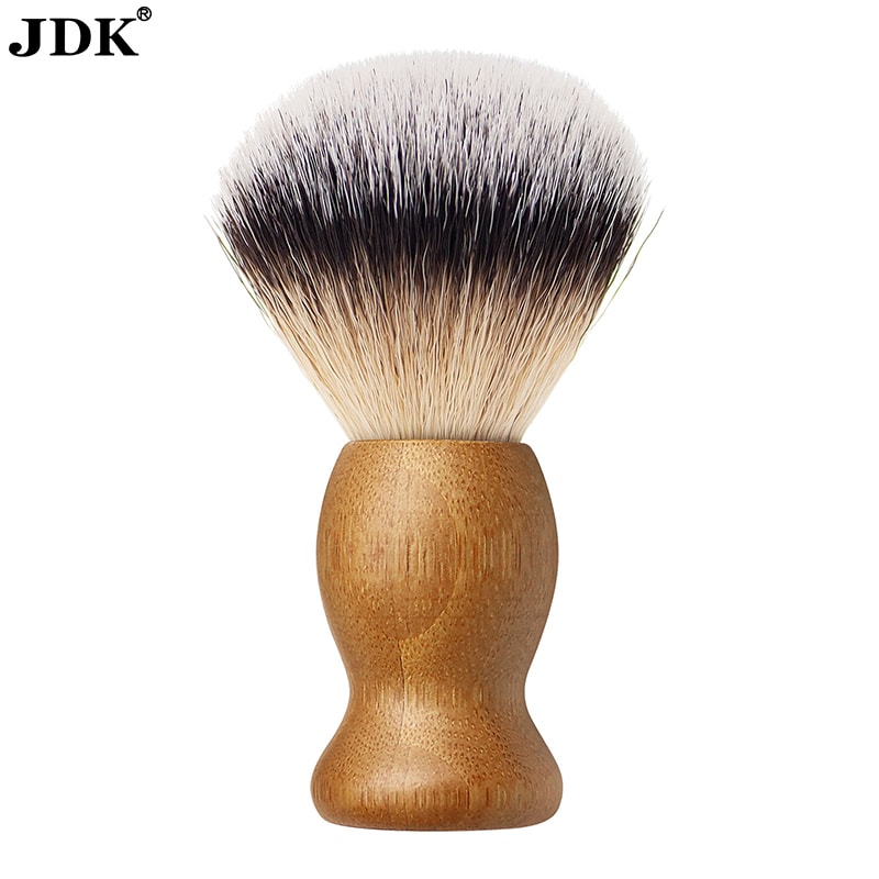 SY Series Dark Bamboo Handle Synthetic Bristle Shaving Brush