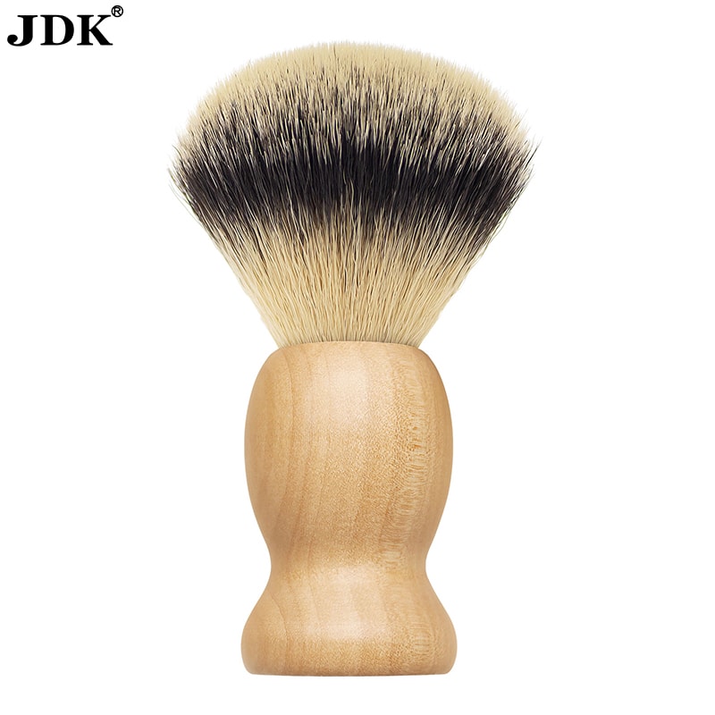 SY Series Matte / Glossy Wood Handle Synthetic Bristle Shaving Brush