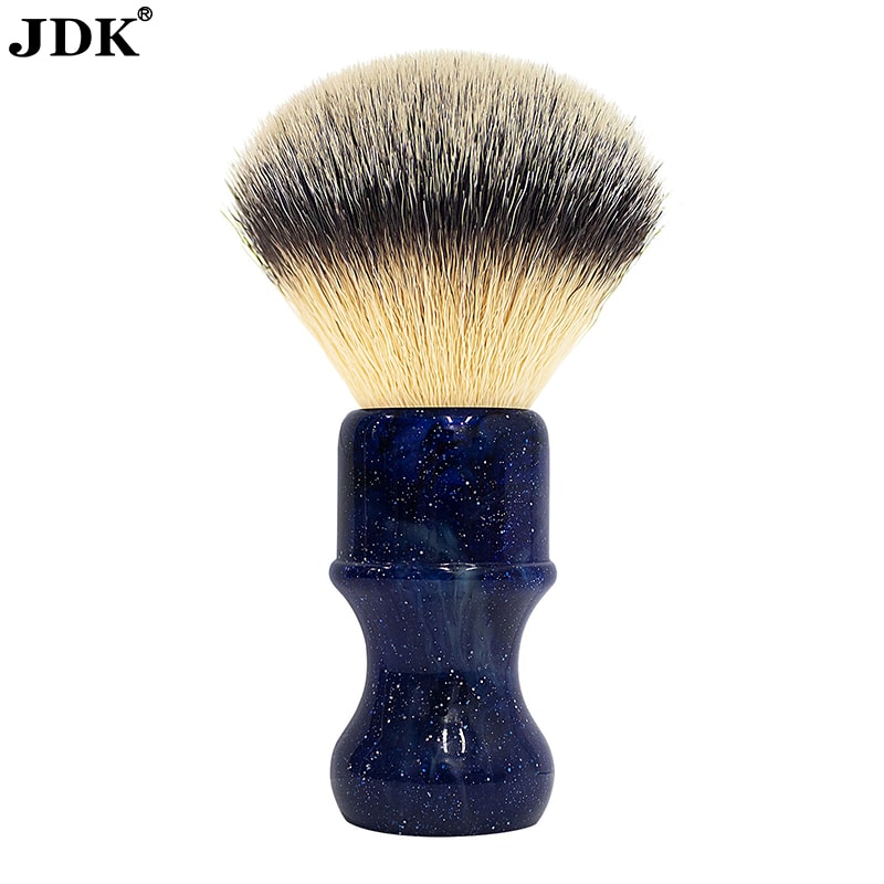 YZ Series Resin Starry Blue Sky Handle Synthetic Firber Shaving Brush 