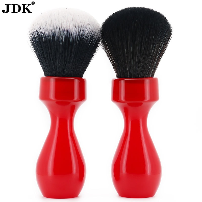 YZ Series Resin Bowling Ball Shaped Handle Synthetic Firber Shaving Brush 